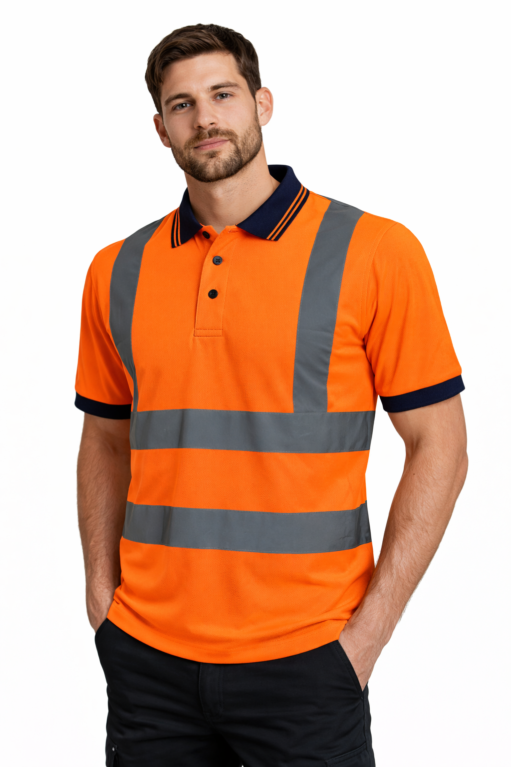 Polo Alta Visibilità Arancione