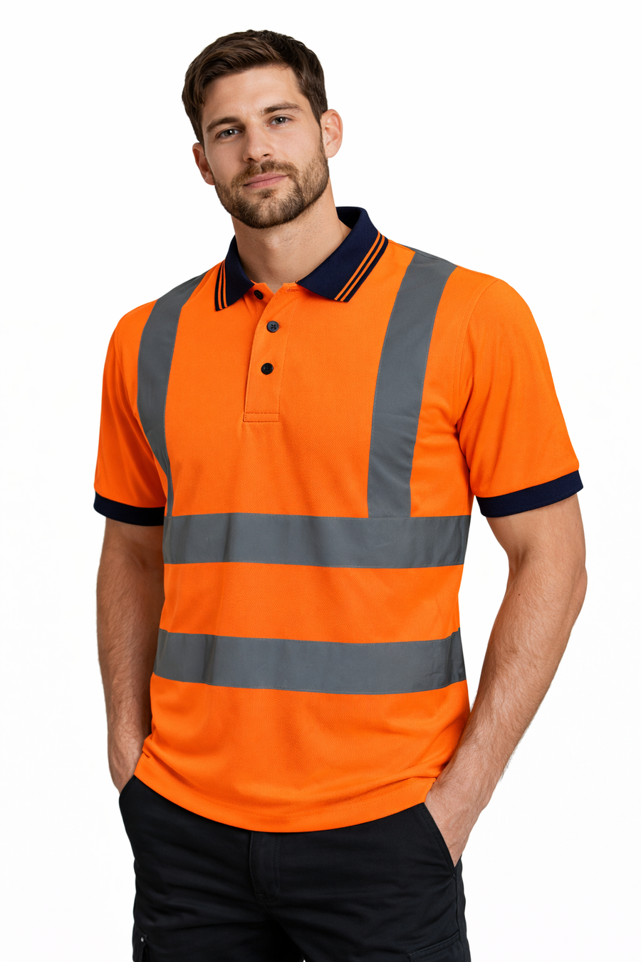 Polo Alta Visibilità Arancione