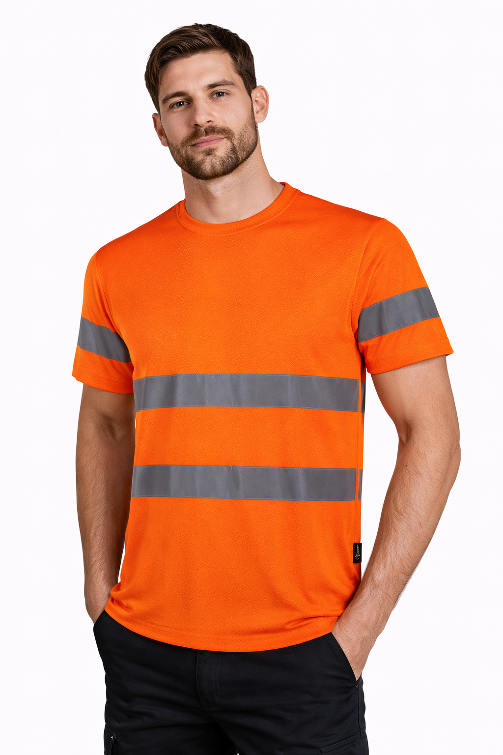 T-shirt Alta Visibilità Arancione