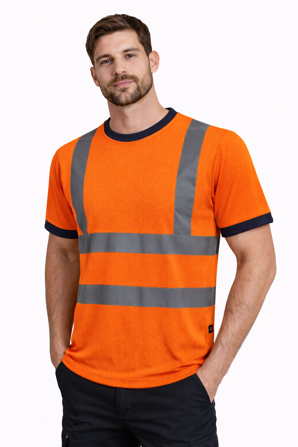 T-shirt Alta Visibilità Arancione