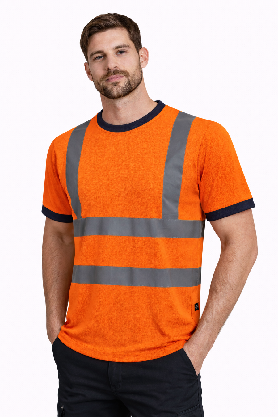 T-shirt Alta Visibilità Arancione