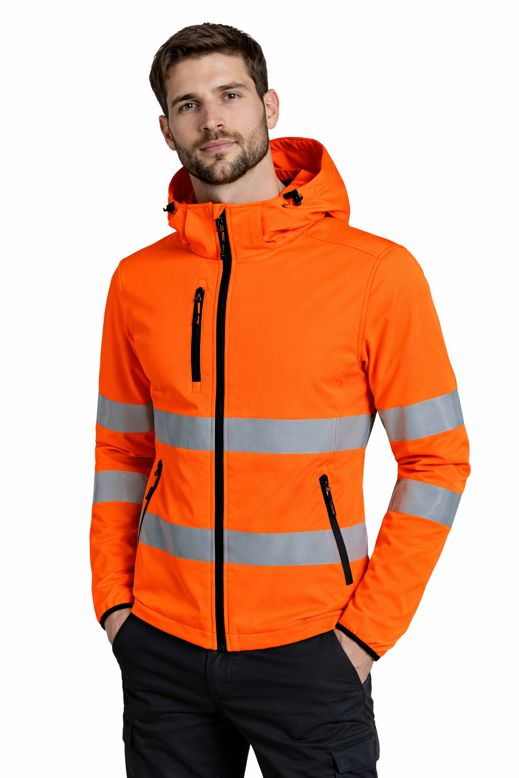 Softshell Alta Visibilità Impermeabile 3 Strati