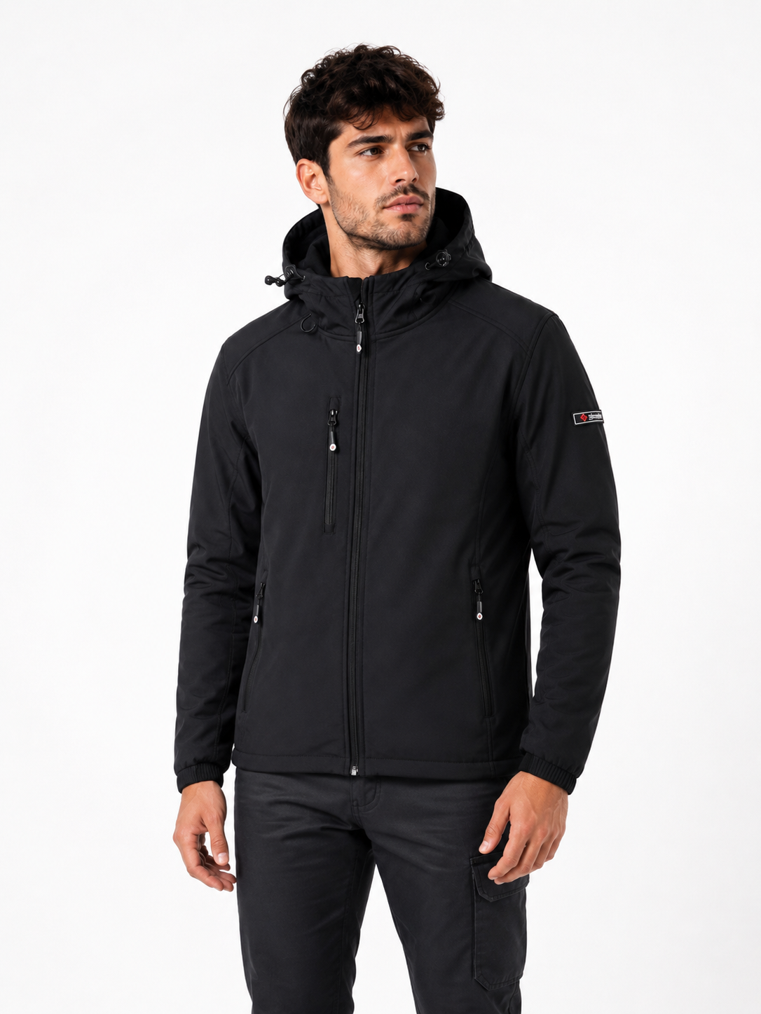 Giubbotto Softshell 3 Strati Nero